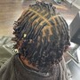 SMALL Freeform  Two strand twist on NATURAL hair.