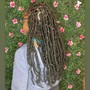 Butterfly/soft locs (mid back)