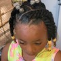 Kids Braids with Weave & accessories