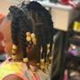 Kids Braids with Weave & accessories