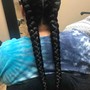 Feed-In Braids (2-3 braids)