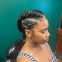 Wig braid down small