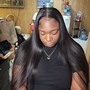 Lace closure sew-in