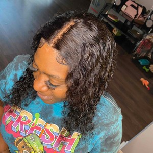 malibu twist half wig