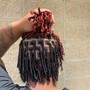 Adult & Kid Half Head Loc Retwist and Style