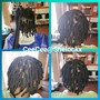 Loc Two Stand on long locs(middle of back or longer)