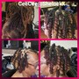 Two Strand Twist Starter Locs On Medium/Long Hair