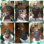 Loc Bun or Ponytail Up Do