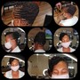 Locs Flexi Rods styling For Ear to Shoulder lengths ADD ON