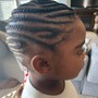 Boy braids