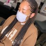 Cornrow or Feed In Braids 16+ braids