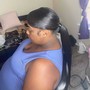 Slick ponytail