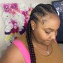 2 Feed In Braids