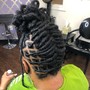 Short Rope Twists on Locs