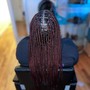 Goddess knotless Braids (Meduim)