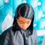 Feedin Cornrows updo (10 braids)