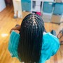 Feedin Cornrows updo (10 braids)