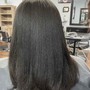 Shampoo and conditioning, blow dry ,trim