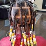 Kids Natural Braids w/Beads