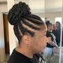 Flat Twist Updo