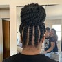 Flat Twist Updo