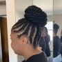 Flat Twist Updo