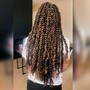 Faux Locs over Natural locs