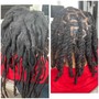 Man Bun Loc Retwist (no sides or back)