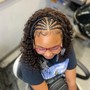 Boho Box Braids w/human hair