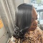 Silk press ,natural hair