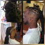 Two Strand Twist Starter Locs On Medium/Long Hair