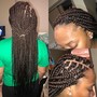 Large Knotless / Box Braid Takedown