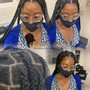 Knotless braids fullness