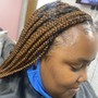 Travel only! **BACK TO SCHOOL MEDIUM KNOTLESS BRAIDS SPECIAL ***