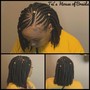 Men/ Boys Straight back braids