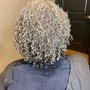 Big chop, shape up and Wash and go plus steam