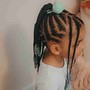 Short knotless box braids