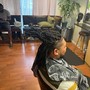 Comb Twist( or coils)(sides faded for men or boys)