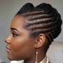 Braided Updo (no extensions added)