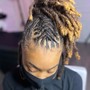 Flat Twists Updo (12 and under)