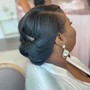 Updo ponytail