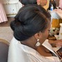 Updo ponytail