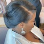 Updo ponytail