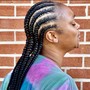 Straight Back Styles Max 10 Braids