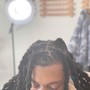 Starter locs straight/curly hair