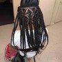 Knotless Braids below butt