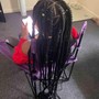 Knotless Braids below butt