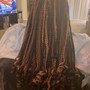 Waist Length  (LARGE) Knotless or Box Braids