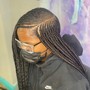 Small freestyle stitch braids