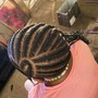 Kid's Braids with natural hair